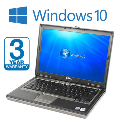 Dell D630 Laptop, 3 Year Warranty,  Widescreen , Windows 10, 4GB Memory, 500GB HDD