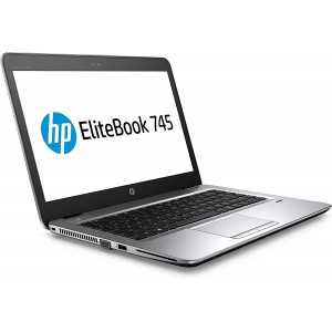 HP EliteBook 745 G4 Laptop: AMD A8-9600B, 8GB DDR4, 256GB SSD, Windows 10 Warranty Webcam