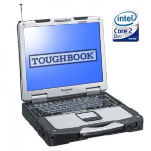 Panasonic Toughbook CF-30 Laptop, Rugged, Core 2 Duo, Serial, Wireless