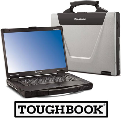 Panasonic Toughbook CF-52 Laptop, 8GB RAM, 250GB SSD HardDrive, Intel i5, Serial, Wireless